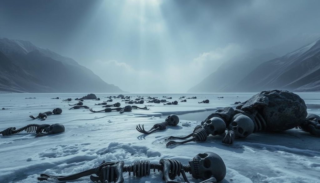 Roopkund Lake skeletal remains