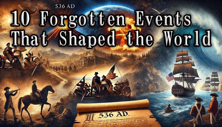 Past Events 10 Overlooked Historical Events That Quietly Shaped the Modern World in ...